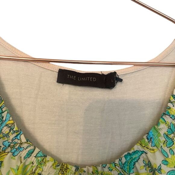 The limited retro floral sleeveless blouse size large - Picture 2 of 6